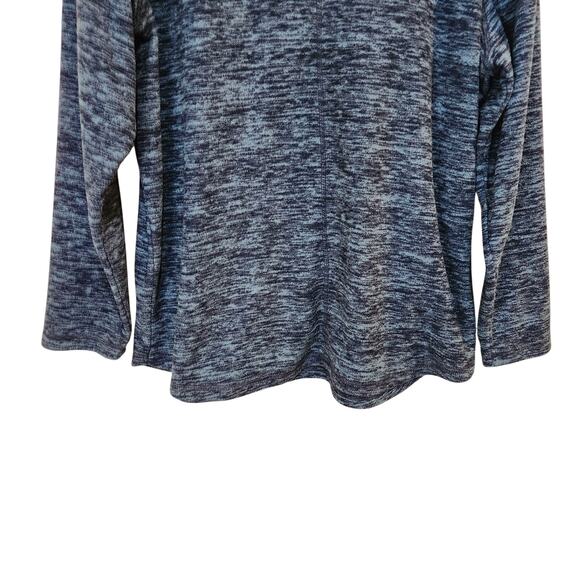 St. John's Bay Blue V-Neck Pullover Classic Long Sleeve T-Shirt Casual Size XL - Picture 5 of 5